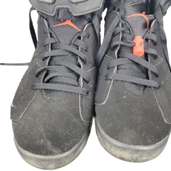 Air Jordan 6 retro men\'s black sneakers infrared size 11.5 main image 5